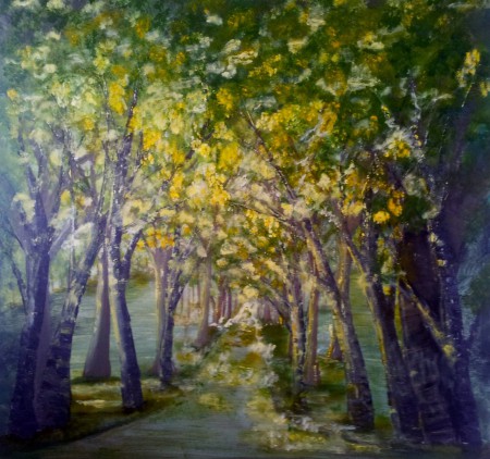 Allee,60/60,Acryl+Öl,90€